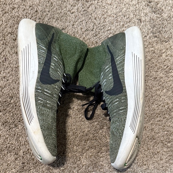 Green Knit Nike High-Top Sneakers - Picture 7 of 7